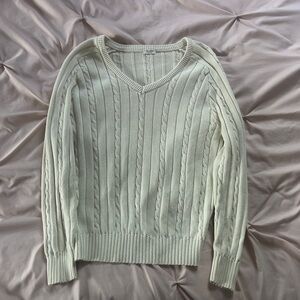 Brandy Melville Cream Crew Neck Sweater